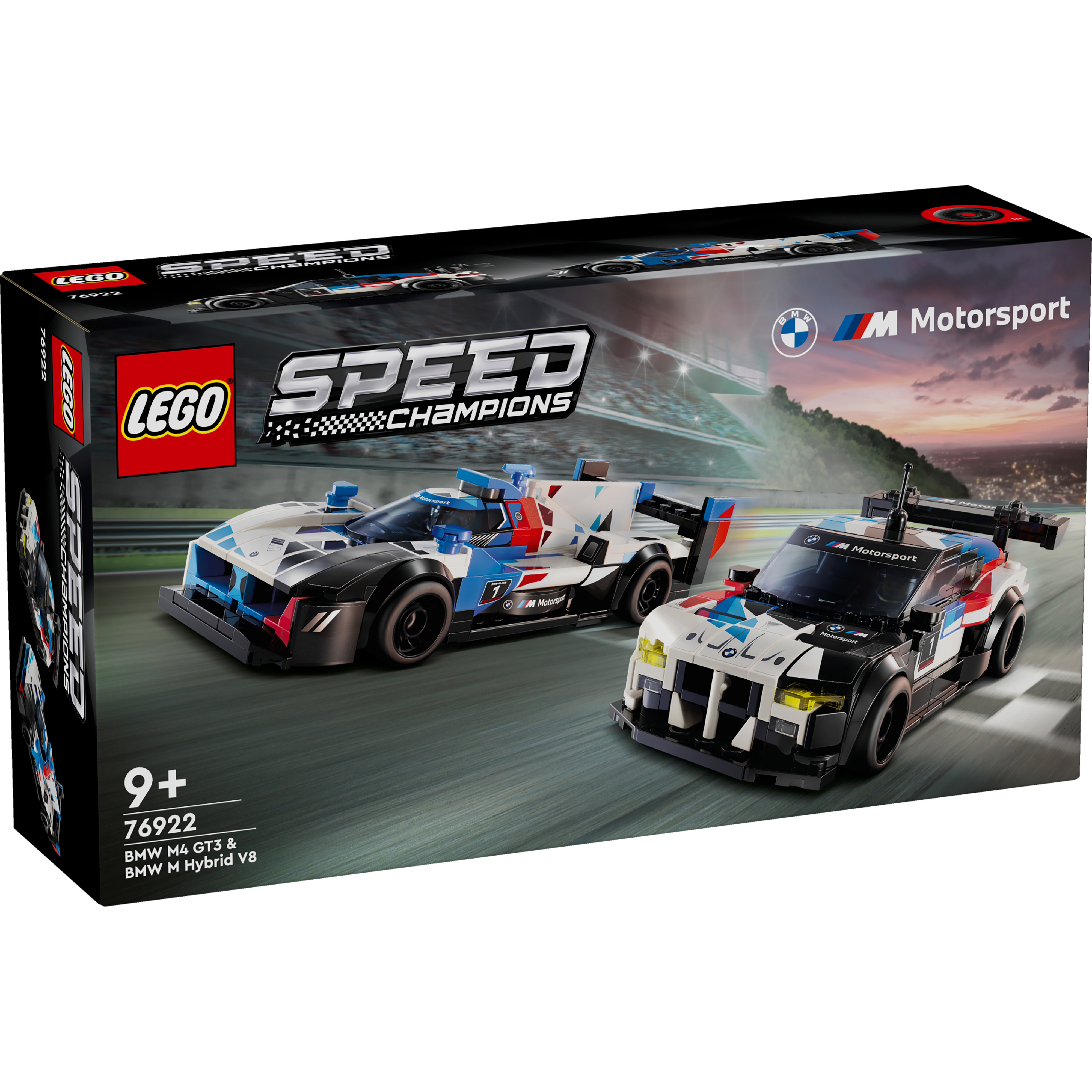 76922 Конструктор LEGO Speed ​​Champions Автомобілі для гонки BMW M4 GT3 та BMW M Hybrid V8фото1