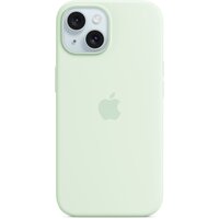 Чохол Apple для iPhone 15 Silicone Case with MagSafe Soft Mint (MWNC3ZM/A)