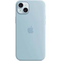 Чохол Apple для iPhone 15 Plus Silicone Case with MagSafe Light Blue (MWNH3ZM/A)