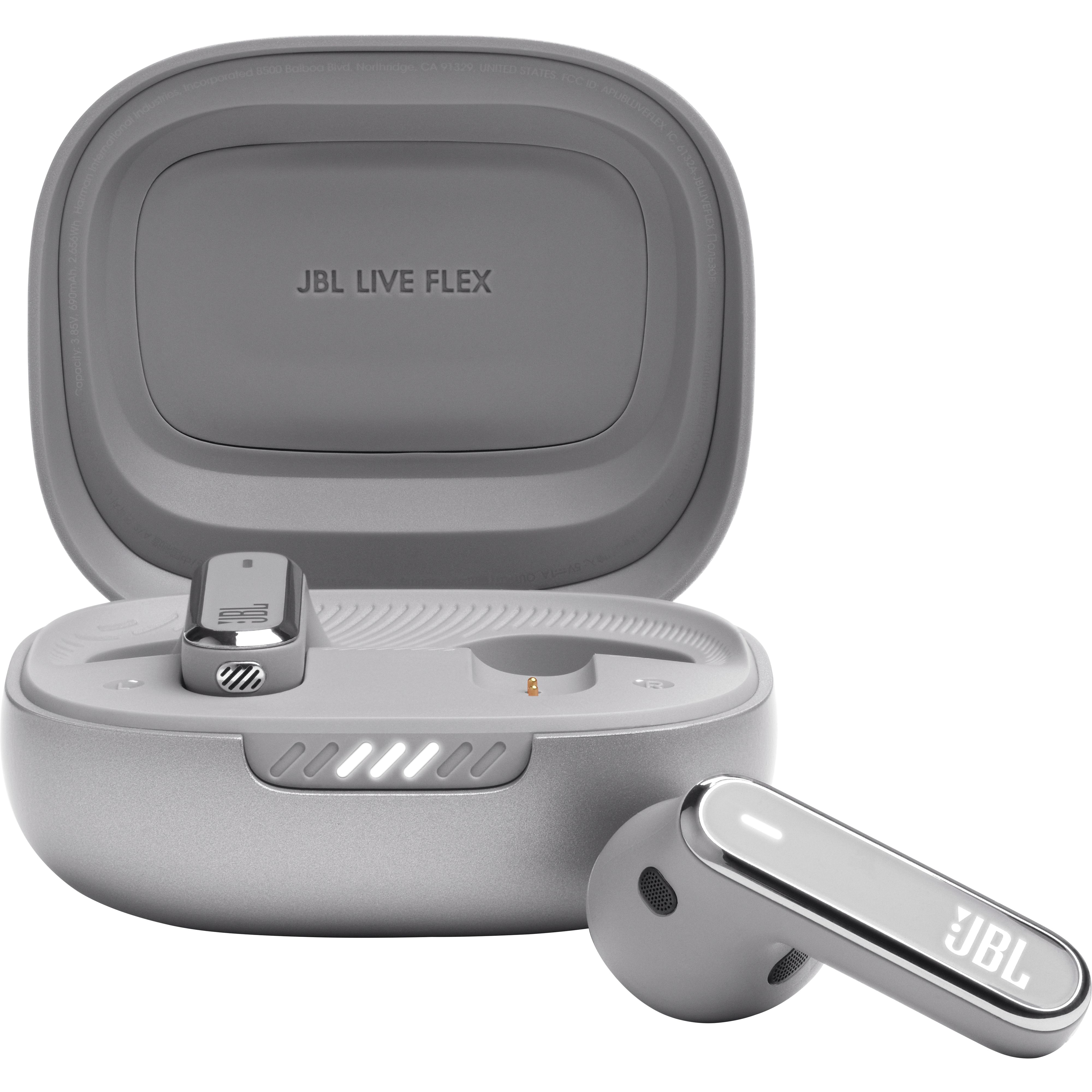 Навушники JBL Live Flex Silver (JBLLIVEFLEXSVR)фото1