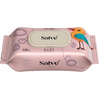 Серветки вологі дитячі Salve рожеві 120шт
