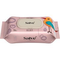Серветки вологі дитячі Salve рожеві 72шт