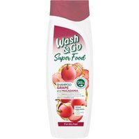 Шампунь для сухих волос Wash&Go Super Food с виноградом и макадамией 400мл