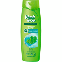 Шампунь для всіх типів волосся Wash&Go з ментолом 360мл