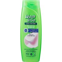 Шампунь для чувствительной кожи головы Wash&Go против перхоти с экстрактом овса 360мл