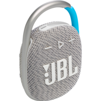 Портативна акустика JBL Clip 4 Eco White (JBLCLIP4ECOWHT)