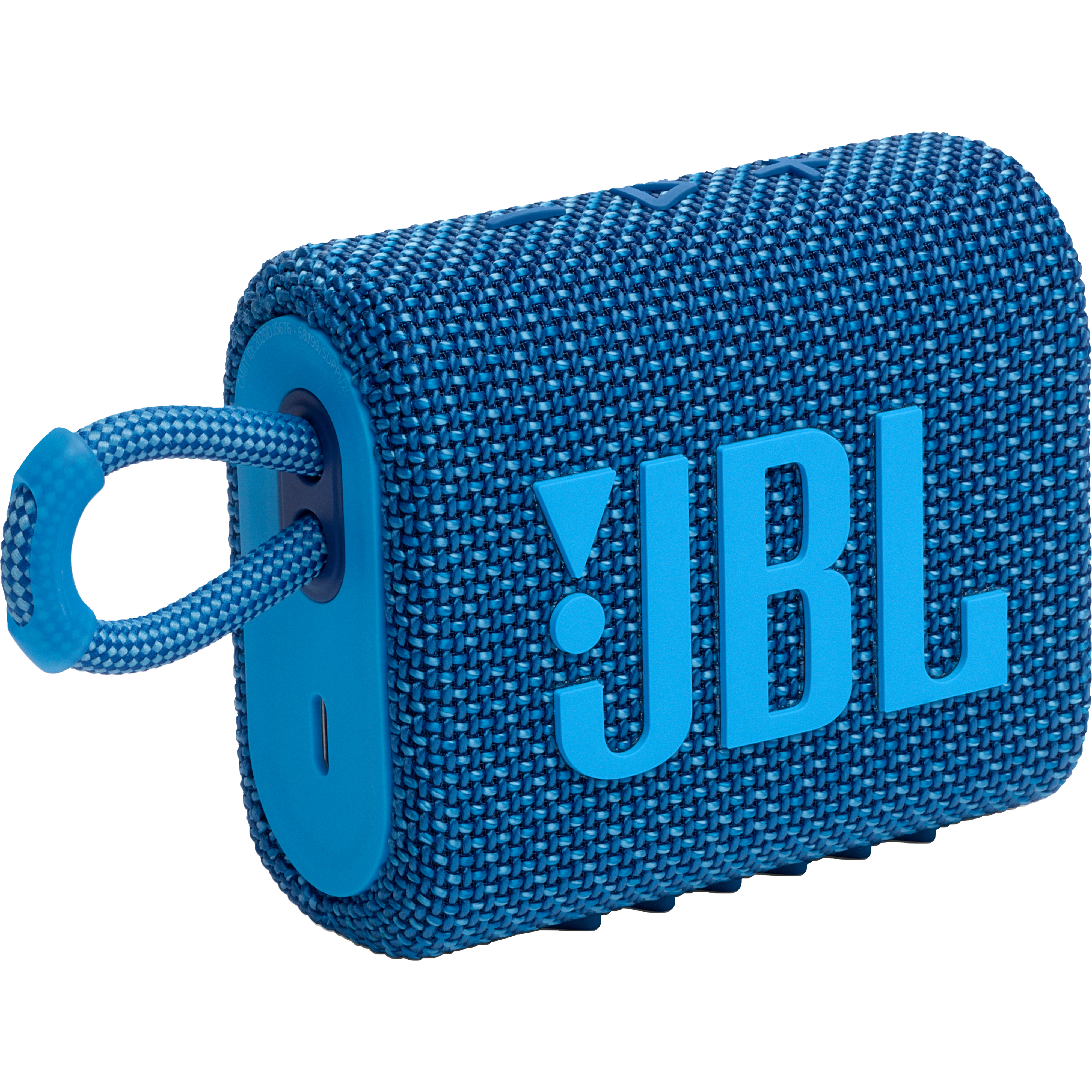 Портативная акустика JBL GO 3 Eco Blue (JBLGO3ECOBLU) фото 1