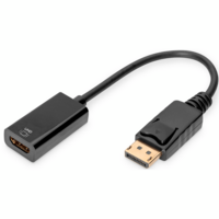 Адаптер DIGITUS DisplayPort – HDMI (M/F) Ultra HD (AK-340415-002-S)