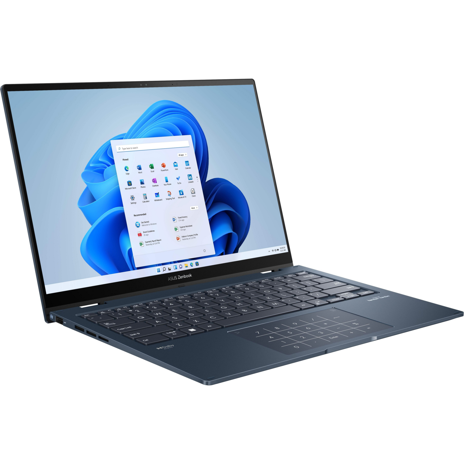 Ноутбук ASUS Zenbook 14 Flip OLED UP3404VA-KN127W (90NB10E2-M005M0)фото