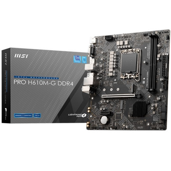 Акція на Материнcкая плата MSI PRO H610M-G (911-7D46-013) від MOYO