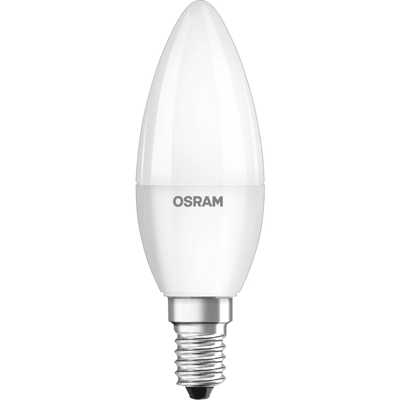 Набір ламп 4шт Osram Led E14 4.9Вт 4000К 470Лм B40 (4058075819474)фото1
