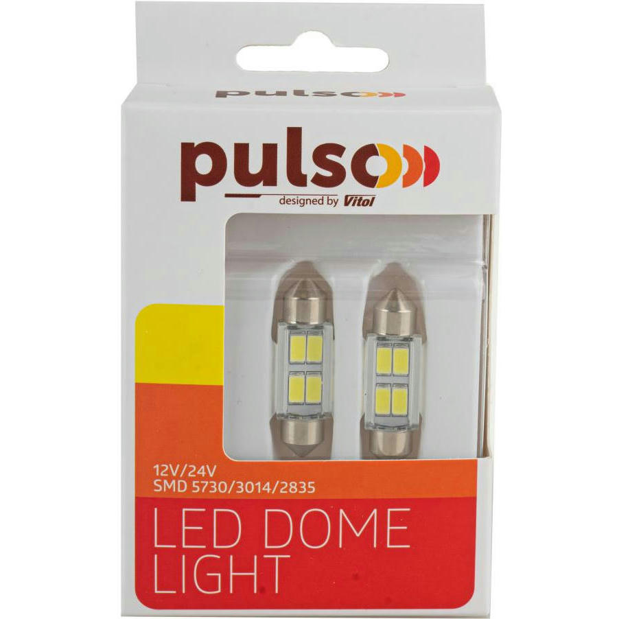 Лампа PULSO софитная LED SV8,5 T11x36mm 4SMD-5730 9-18V 130lm (LP-62036) фото 