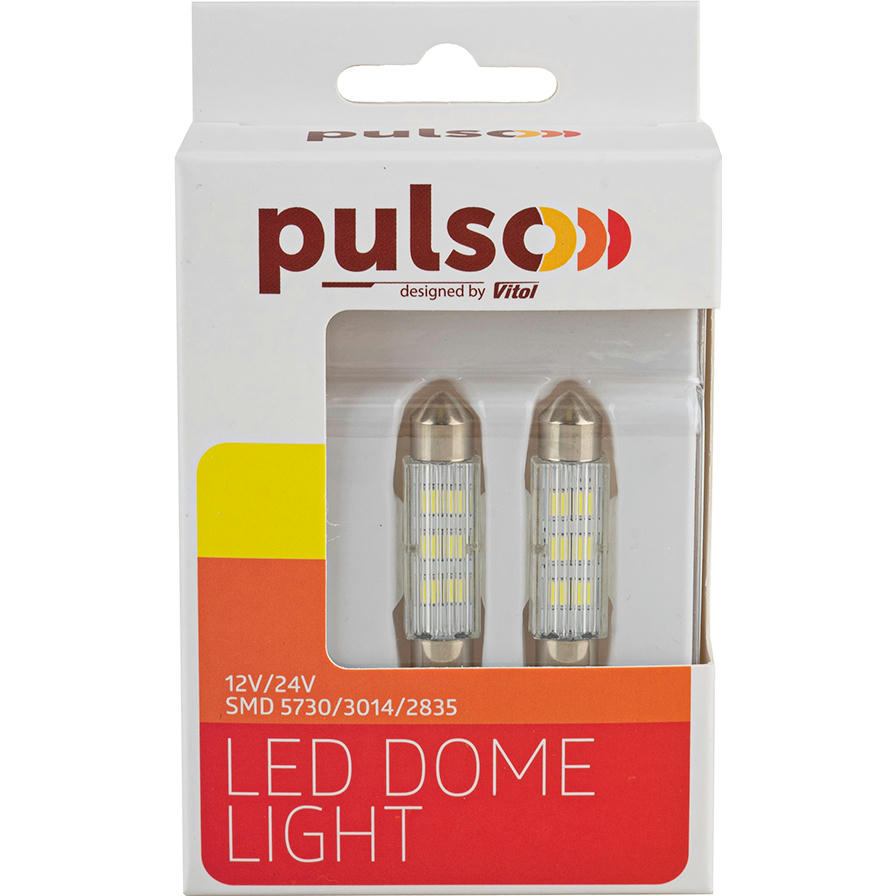 Лампа PULSO софітна LED SV8,5 T11x41mm 6SMD-5730 9-18V 100lm (LP-64041)фото