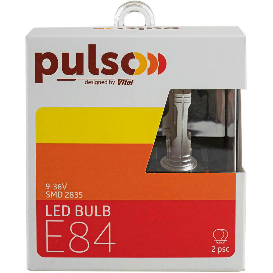 Лампы PULSO E84-H8/H9/H11/H16 2835 9-36V 2x15W 2000lm (E84-H8/H9/H11/H16Y) фото 