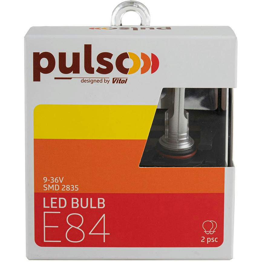 Лампы PULSO E84-HB3/HB4 2835 9-36V 2x15W 2000lm (E84-HB3/HB4Y) фото 