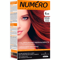 Фарба для волосся Brelil Numero 6.66 Intense red dark blonde Темний насичений червоний блонд 140мл