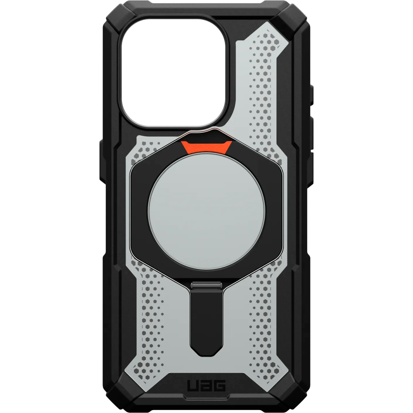 Чехол UAG для iPhone 15 Pro, Plasma XTE Magsafe Black/Orange (114442114097) фото 