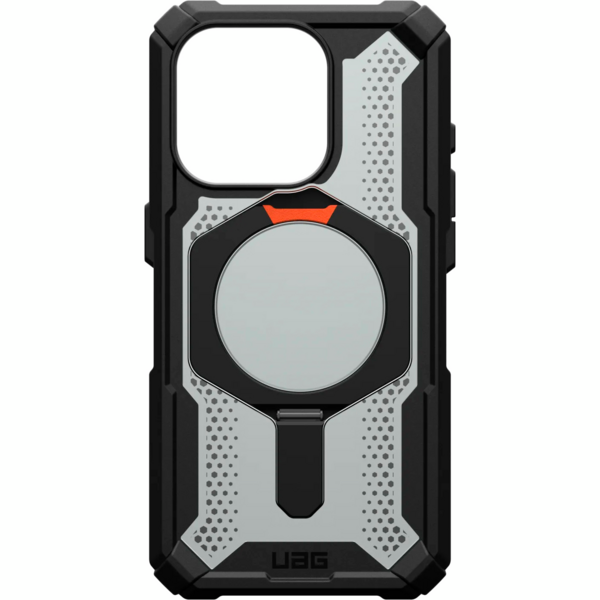 Акція на Чехол UAG для iPhone 15 Pro, Plasma XTE Magsafe Black/Orange (114442114097) від MOYO