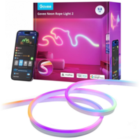 Стрічка світлодіодна розумна Govee H61D3 Neon Rope Light 2, 3м, RGBIC, WI-FI/Bluetooth, Білий (H61D3301)