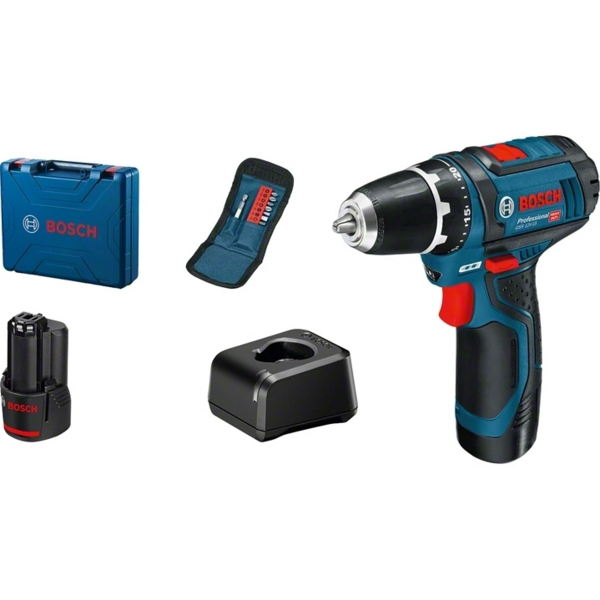 Шуруповерт-дрель аккумуляторная Bosch Professional GSR 12V-15 (0.601.868.10G)