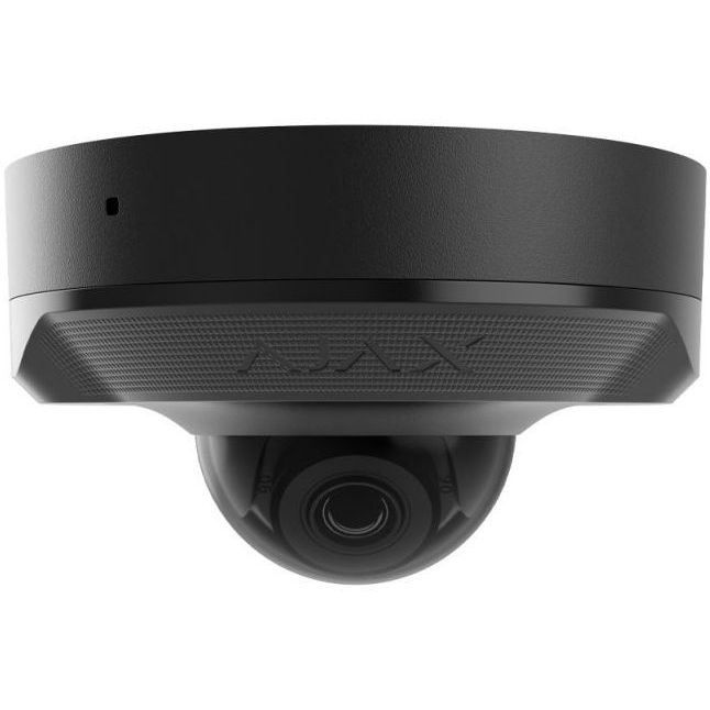 IP-камера дротова міні купольна Ajax DomeCam Mini, 5мп, Poe, True WDR, кут огляду 100 до 110, чорна (000039320)фото