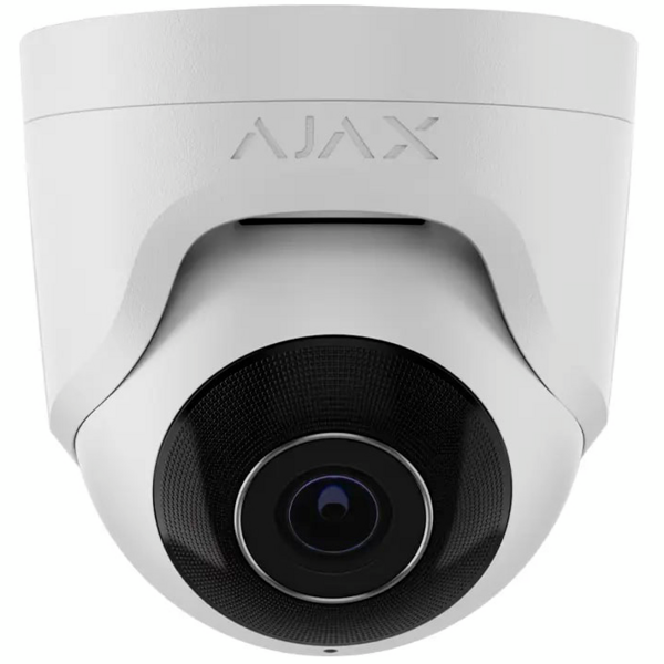 

IP-Камера проводная Ajax TurretCam, 5мп, 4мм, купольная, White (000039308)