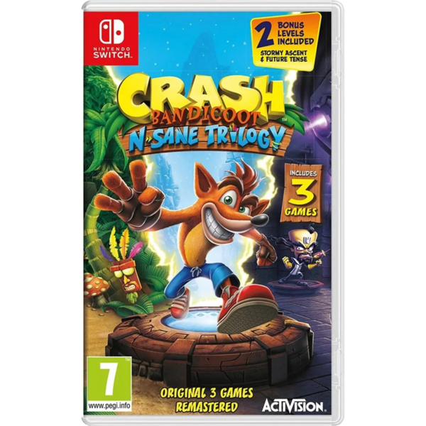 

Игра Crash Bandicoot N. Sane Trilogy (Nintendo Switch)