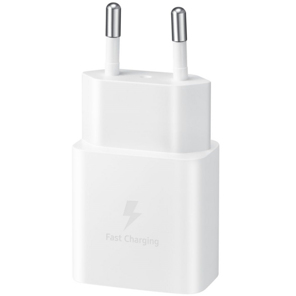 Акція на Сетевое зарядное устройство Samsung 15Вт USB-С, кабель USB-C - USB-C 1м White(EP-T1510XWEGEU) від MOYO