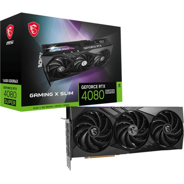 Видеокарта MSI GeForce RTX 4080 SUPER 16GB GDDR6X GAMING X SLIM (912-V511-228)