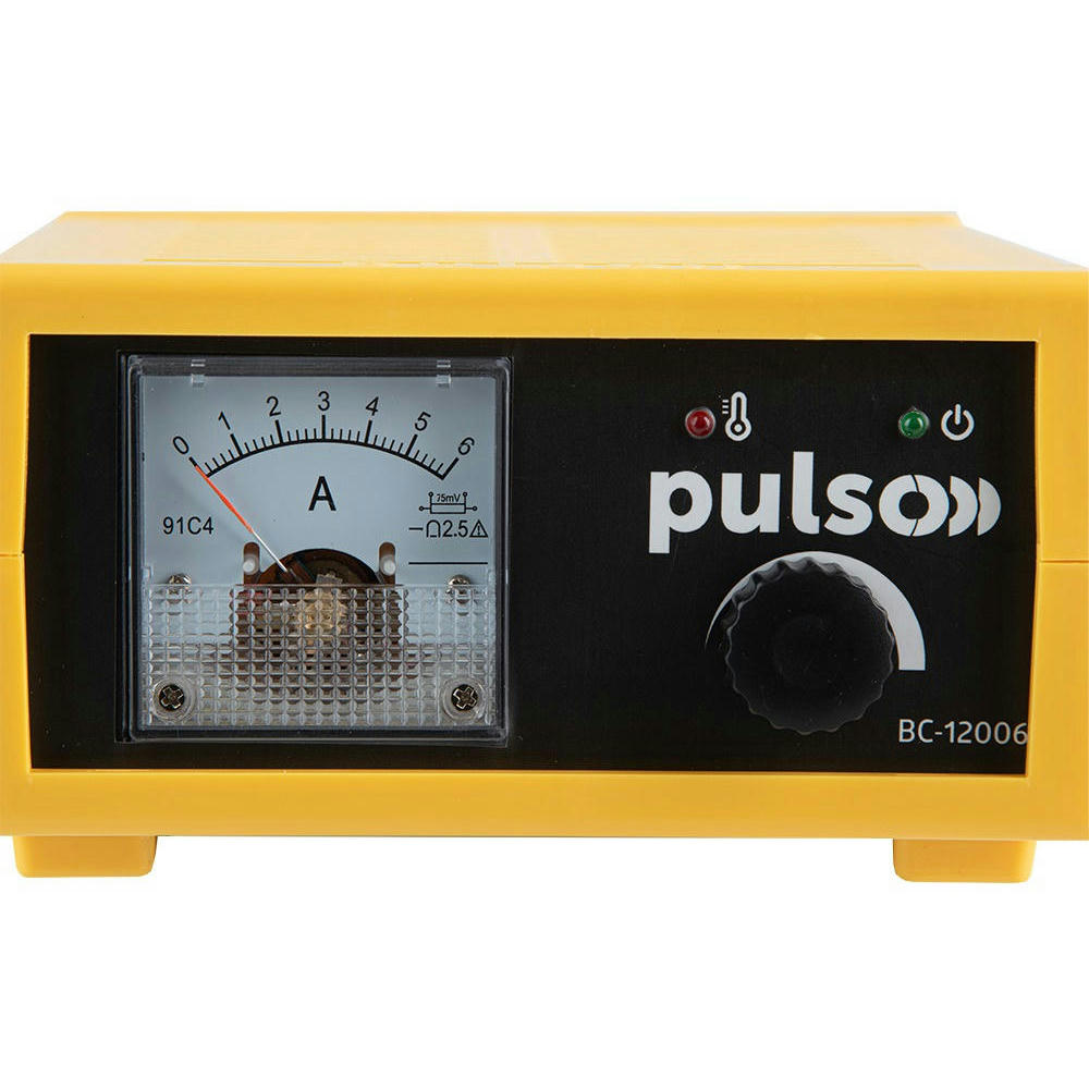 Зарядное устройство PULSO импульсное 12В 0,4-6A (BC-12006) фото 