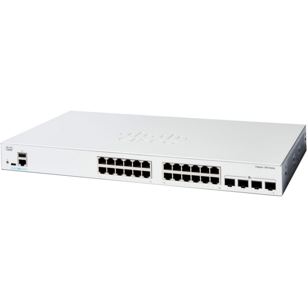 

Коммутатор Cisco Catalyst 1300 24xGE, PoE, 4x10G SFP+ (C1300-24P-4X)