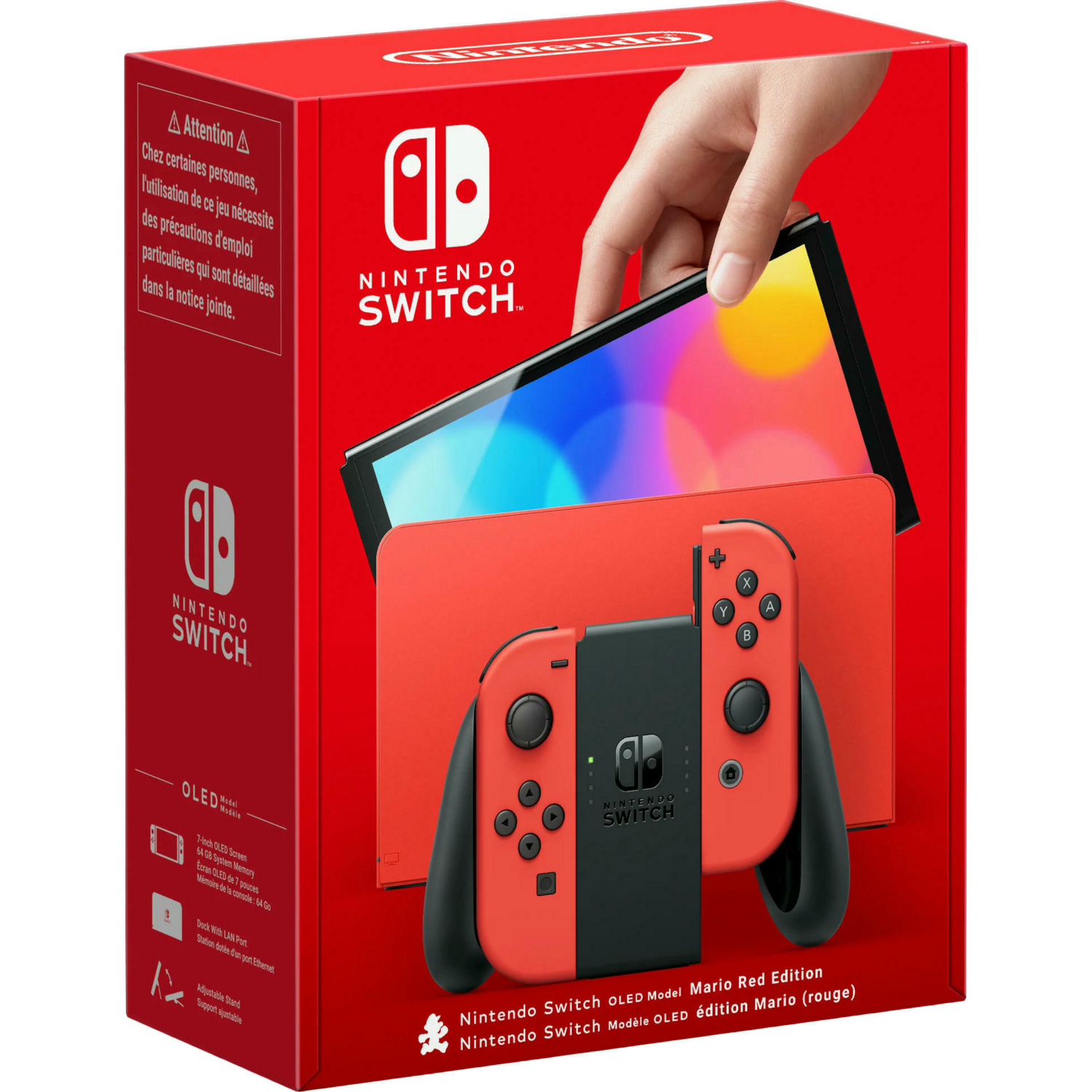 Игровая консоль Nintendo Switch OLED Mario Special Edition фото 