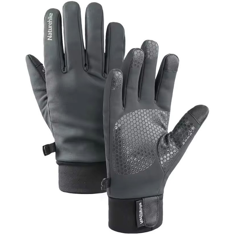 Влагозащитные перчатки Naturehike NH19S005-T, размер XL, серые фото 1