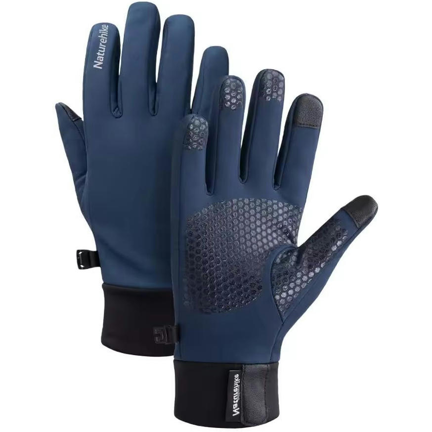 Влагозащитные перчатки Naturehike NH19S005-T, размер XL, темно-голубые фото 