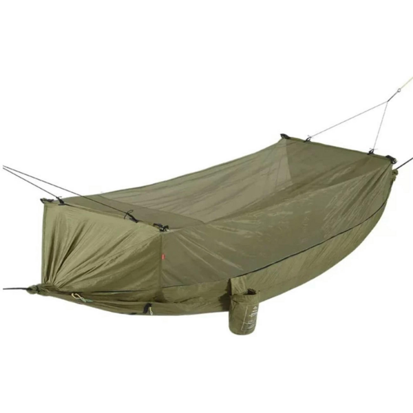 

Гамак одноместный с москитной сеткой Naturehike NH22DC004, 210T polyester, темно-зеленый
