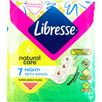 Гигиенические прокладки Libresse Natural Care Maxi Night 7шт