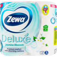 Туалетний папір Zewa Deluxe Jasmine Blossom 3 шари 4 рулони