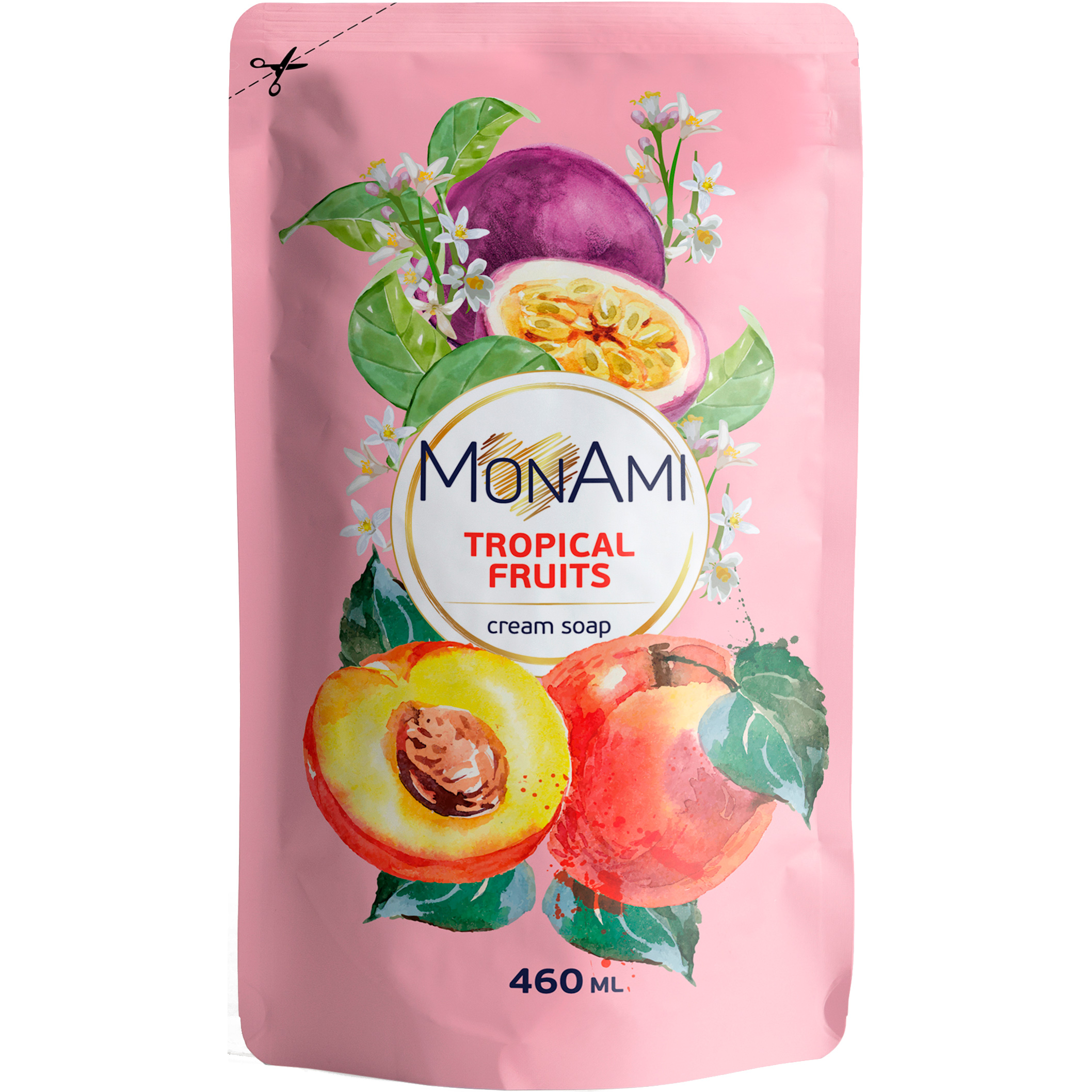 Мило жидкое Mon Ami Tropical fruits 460мл фото 1