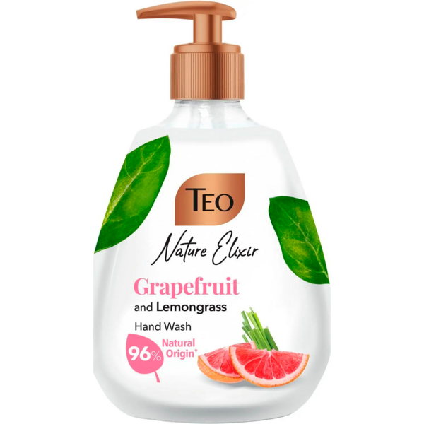 Акція на Мыло жидкое Teo Nature Elixir Grapefruit and Lemongrass 300мл від MOYO