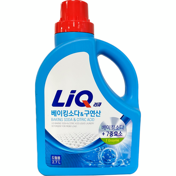 Гель для стирки Aekyung LiQ Baking Soda&Citric Acid с содой и лимонной кислотой 2.7л