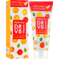 Пенка для умывания FarmStay Dr-V8 Vitamin Foam Cleansing витаминная 100мл