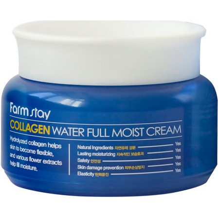 

Крем для лица FarmStay Collagen Water Full Moist Cream увлажняющий с коллагеном 100г