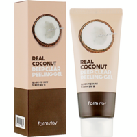 Пілінг-гель для обличчя FarmStay Real Coconut Deep Clear Peeling Gel з екстрактом кокосу 100мл