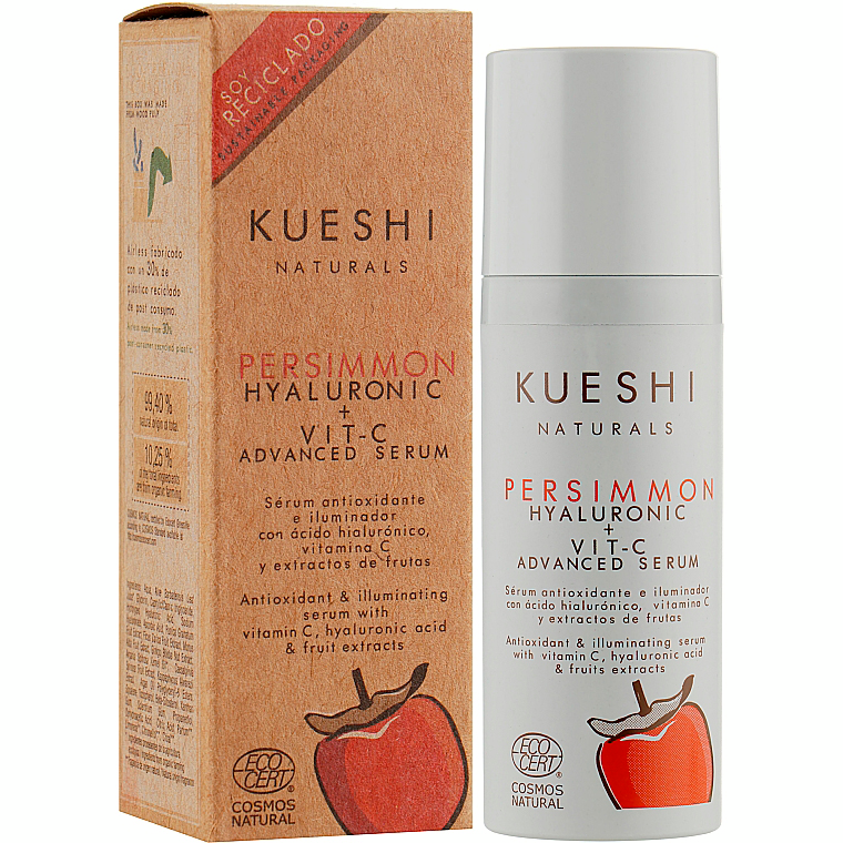 Сыворотка для лица Kueshi Persimmon hyaluronic + Vit-C advanced serum 50мл фото 1