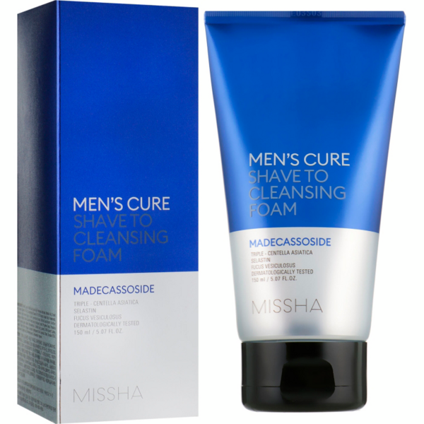 

Пенка для бритья Missha Men's Cure Shave To Cleansing Foam 150мл