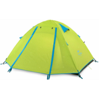 Палатка двухместная Naturehike P-Series NH18Z022-P, 210T/65D, светлая салатная
