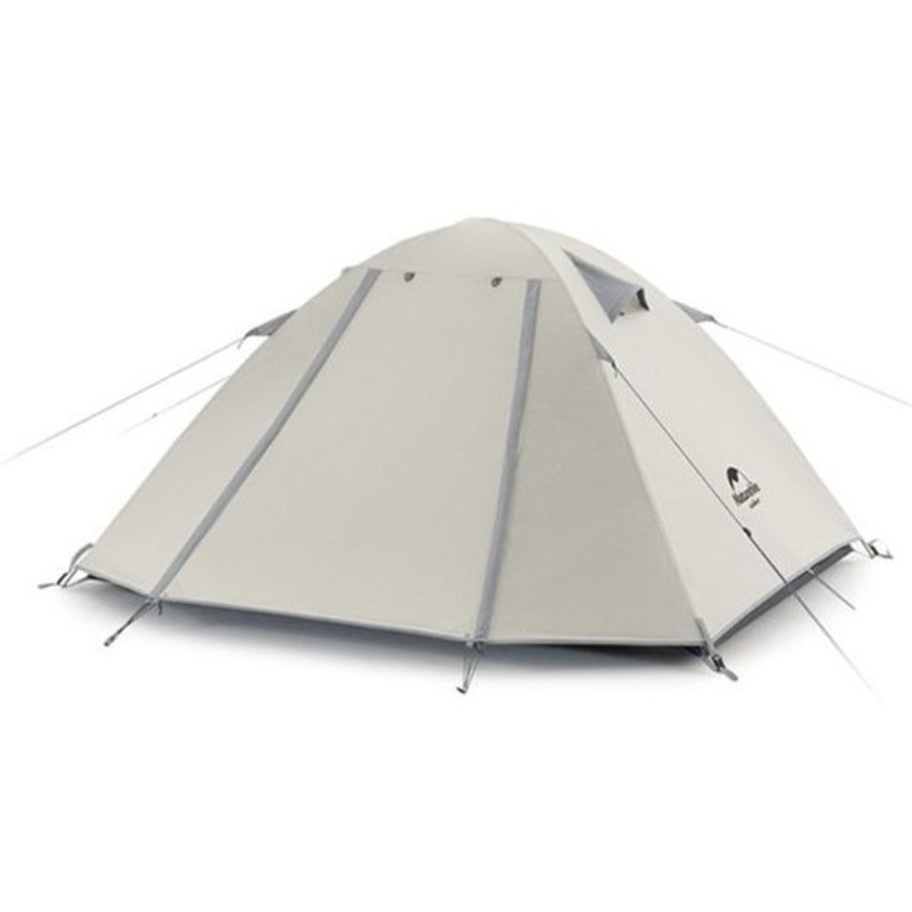 Палатка трехместная Naturehike P-Series CNK2300ZP028, светлая серая фото 