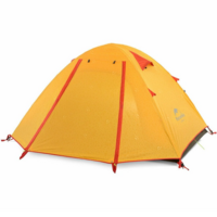 Палатка трехместная Naturehike P-Series NH18Z033-P, 210T/65D, оранжевая