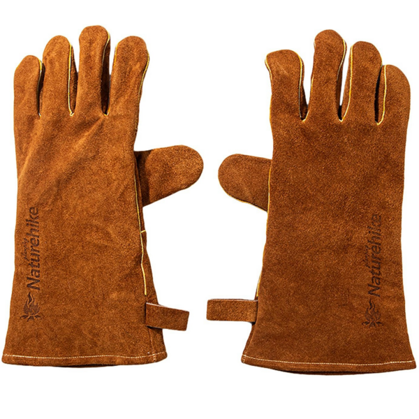 

Перчатки огнестойкие кожаные Naturehike NH20FS042, размер M, коричневые