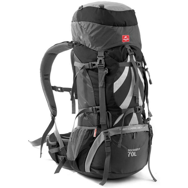 Рюкзак туристический Naturehike NH70B070-B, 70 л+5 л, черный